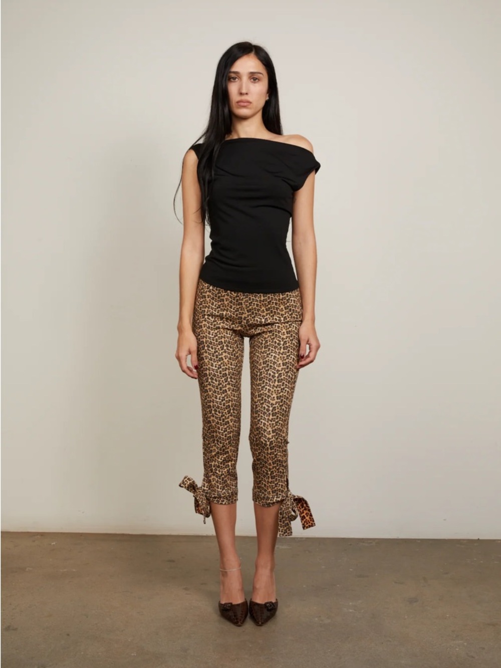 NWT Miaou Emma Capri Leopard